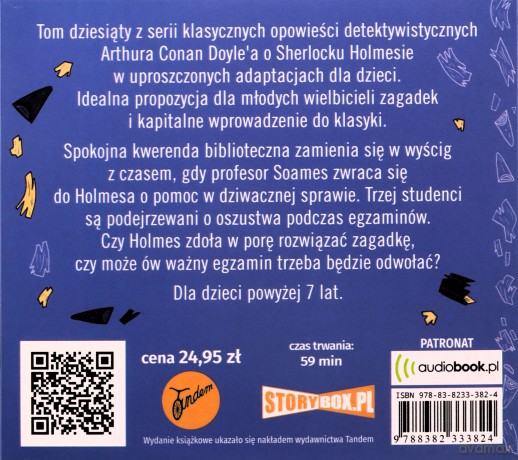 Trzej studenci. Sherlock Holmes. (Tom 10) - Arthur Conan Doyle [AUDIOBOOK]