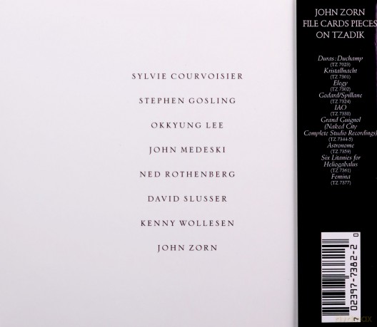 John Zorn: John Zorn: Dictée/Liber Novus [CD]