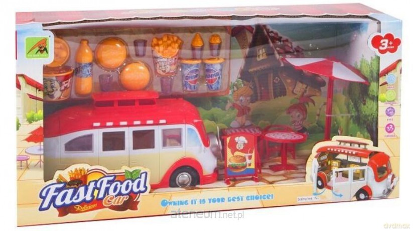 Auto wycieczkowe fast food 25 cm + akcesoria