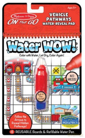 Kolorowanka wodna Water wow Pojazdy
