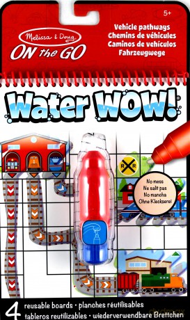 Kolorowanka wodna Water wow Pojazdy