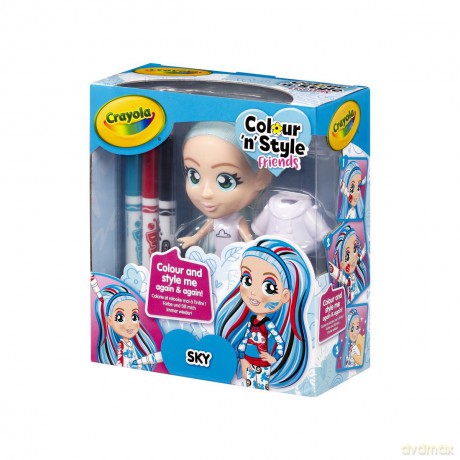 Lalka Colour'n'Style Friends Sky