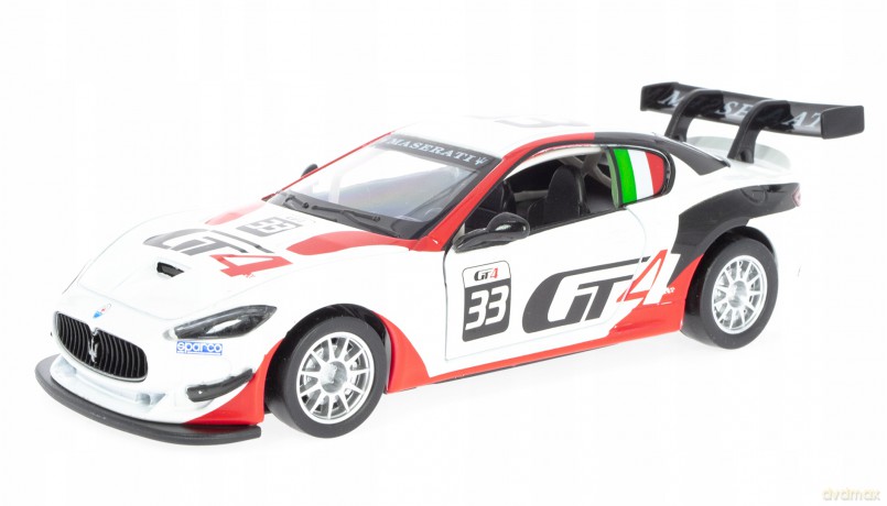 Maserati Grand Turismo MC GT4 Biały 1:32