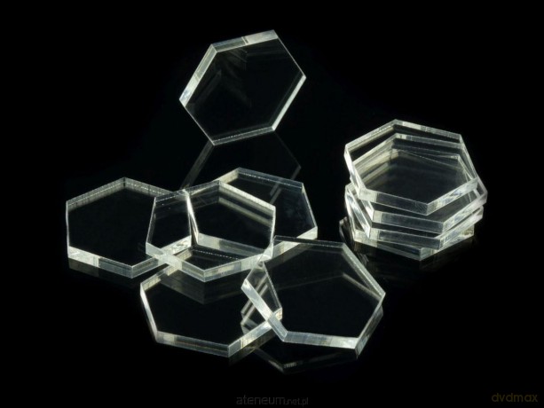 Podstawki pod figurki hex 25x3mm 10 szt [FIGURKA]