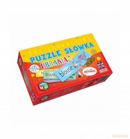 Puzzle słówka Ubrania