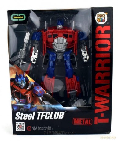 Robot T-Warrior metal czerwony