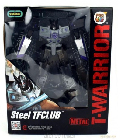 Robot T-Warrior metal fiolet