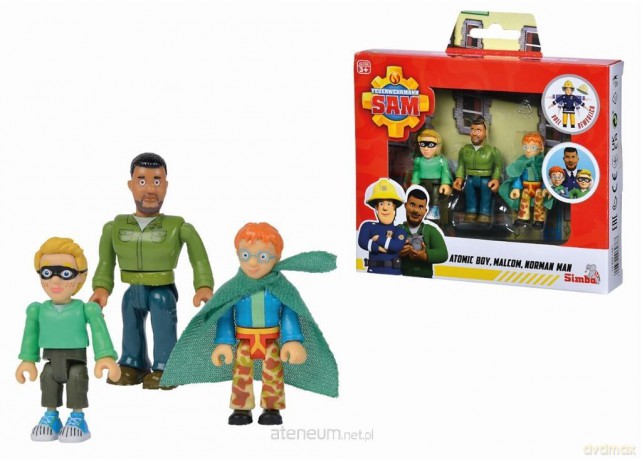 Strażak Sam zestaw 3 figurek [FIGURKA]
