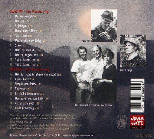 Kari Bremnes, Lars Klevstrand: Tid a hausta inn [CD]