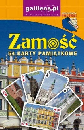 Zamość - karty pamiątkowe do gry. 54 karty do gry [KARTY]