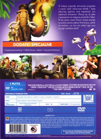Epoka lodowcowa 3: Era dinozaurów [DVD]