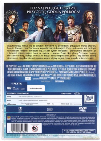 Percy Jackson i bogowie olimpijscy: Złodziej pioruna [DVD]