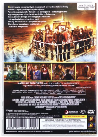 Percy Jackson: Morze Potworów [DVD]