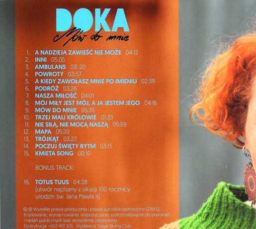 DOKA: Mów do mnie [CD]