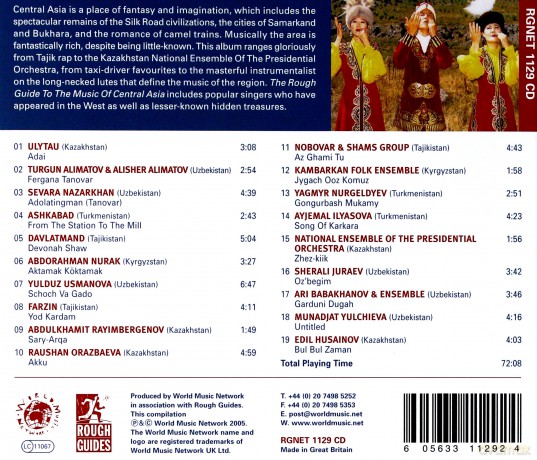 Różni Wykonawcy - Rough Guide: Music of Central Asia [CD]