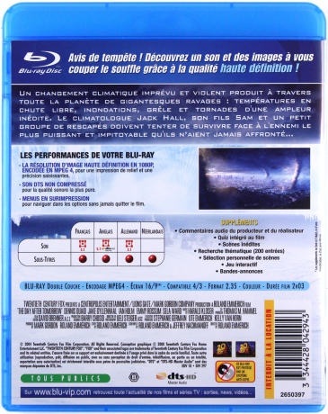 The Day After Tomorrow (Pojutrze) [Blu-Ray]