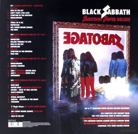 Black Sabbath: Sabotage (Super Deluxe Box Set) [5xWinyl]