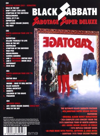 Black Sabbath: Sabotage (Super Deluxe) [4CD]