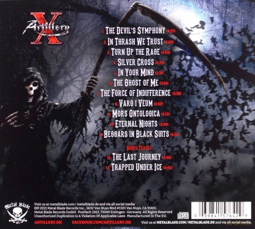 Artillery: X (Limited) (digipack) [CD]