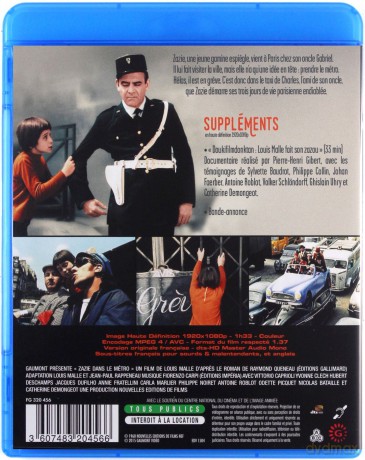 Zazie dans le Métro (Zazie w metrze) [Blu-Ray]