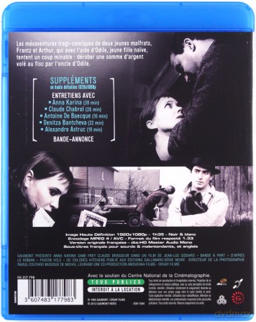 Band of Outsiders (Amatorski gang) [Blu-Ray]