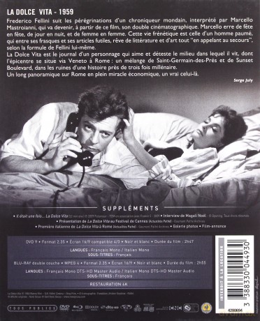 La Dolce Vita (Słodkie życie) [Blu-Ray]+[DVD]