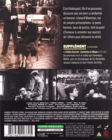 On Trial (Sprawa Mauriziusa) [Blu-Ray]