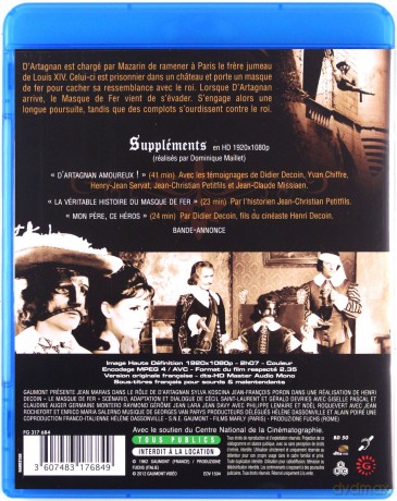 The Iron Mask (Człowiek w żelaznej masce) [Blu-Ray]