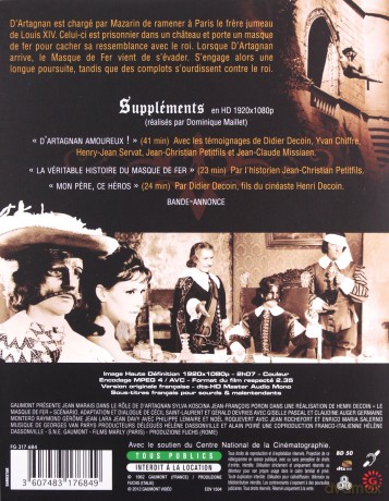 The Iron Mask (Człowiek w żelaznej masce) [Blu-Ray]