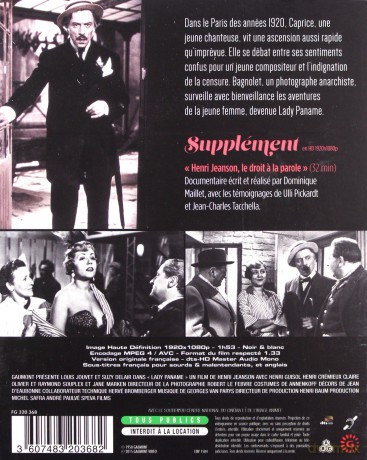 Lady Paname [Blu-Ray]