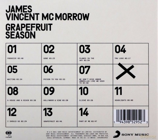 James Vincent McMorrow: Grapefruit Season [CD]