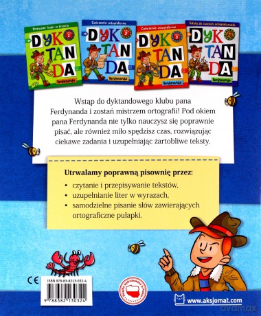 Dyktanda Ferdynanda. Ćwiczenia ortograficzne. Klasa 2 - Bogusław Michalec [KSIĄŻKA]