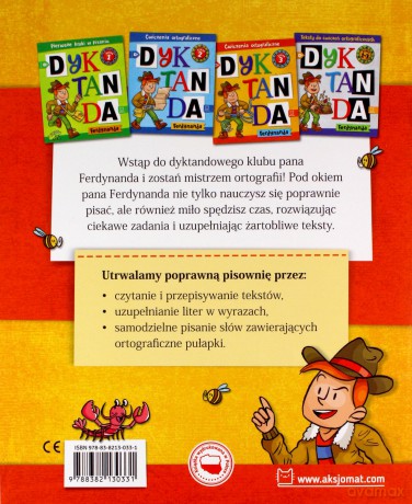 Dyktanda Ferdynanda. Ćwiczenia ortograficzne. Klasa 3 - Bogusław Michalec [KSIĄŻKA]