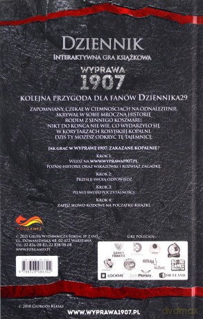 Dziennik. Wyprawa 1907. Zakazane kopalnie [KSIĄŻKA]