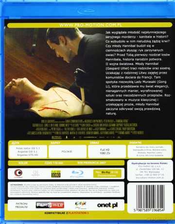 Hannibal. Po drugiej stronie maski [Blu-Ray]
