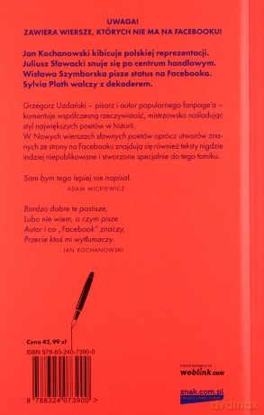 Nowe wiersze sławnych poetów - Grzegorz Uzdański [KSIĄŻKA]