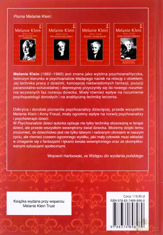 Pisma (Tom 2) Psychoanaliza dzieci - Melanie Klein [KSIĄŻKA]
