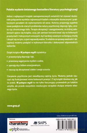 W pułapce myśli. Jak skutecznie poradzić sobie z depresją, stresem i lękiem - Smith Spencer, Hayes Steven C. [KSIĄŻKA]