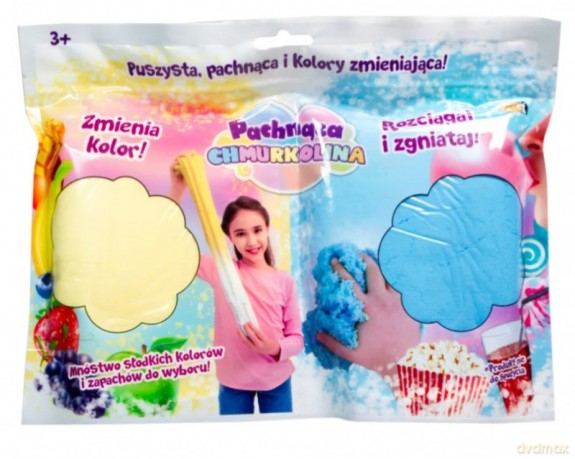 Masa plastyczna Chmurkolina pachnąca 2pak żółty niebieski