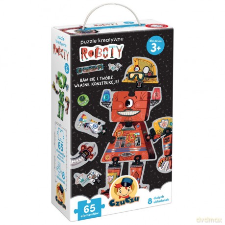 Puzzle kreatywne - Roboty [PUZZLE]