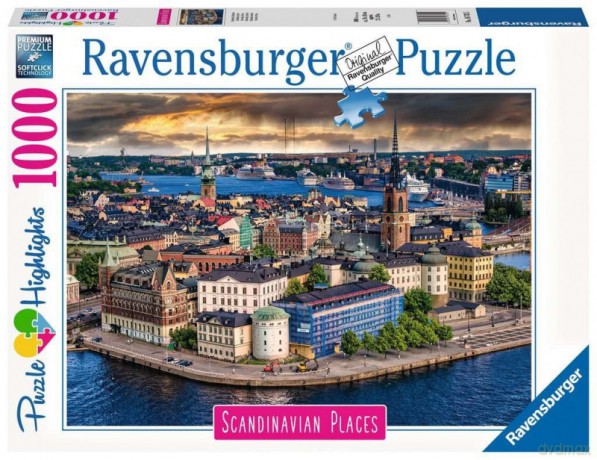 RAVENSBURGER 1000 el. Skandynawskie Miasto Widok [PUZZLE]
