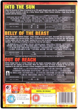 Belly of the Beast / Out Of Reach / W stronę słońca (Bestia / Poza zasięgiem) [3DVD]