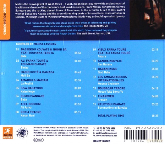 Różni Wykonawcy - Rough Guide: The Rough Guide To The Music of Mali [CD]