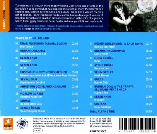 Różni Wykonawcy - Rough Guide: The Rough Guide To Turkish Cafe [CD]