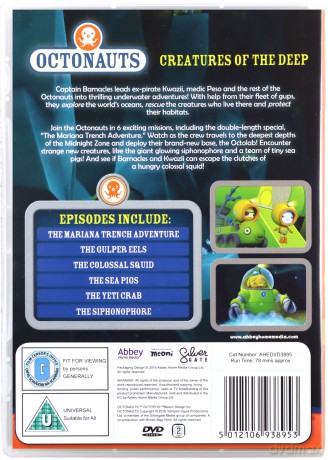 Octonauts - Creatures Of The Deep [DVD]