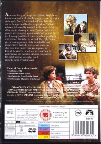 Ordinary People (Zwykli ludzie) [DVD]