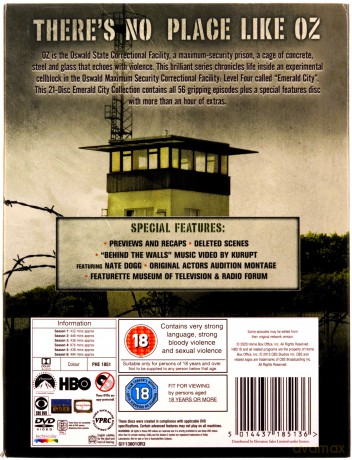 Oz: Season 1-6 (Więzienie Oz) [21DVD]