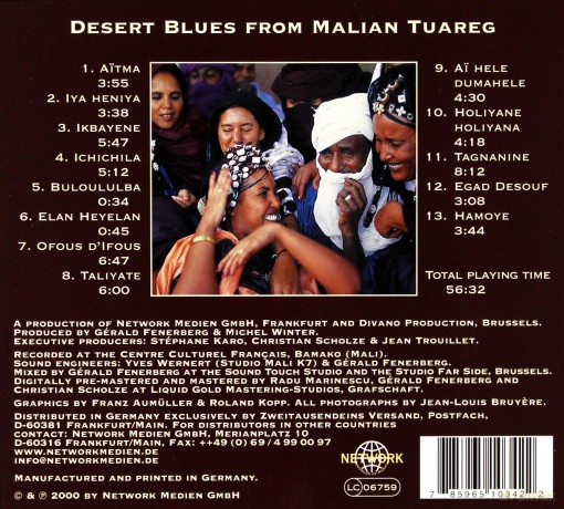 Tartit: Ichichila: Original Desert Blues from Malian Tuareg [CD]