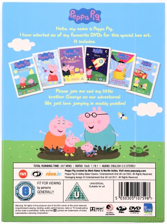 Peppa Pig (Świnka Peppa) [BOX] [6DVD]