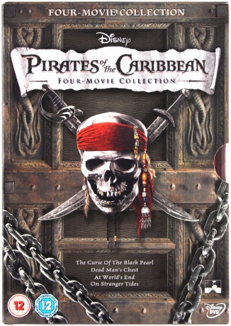 Pirates of The Caribbean 1-4 (Piraci z Karaibów 1-4) [4DVD]